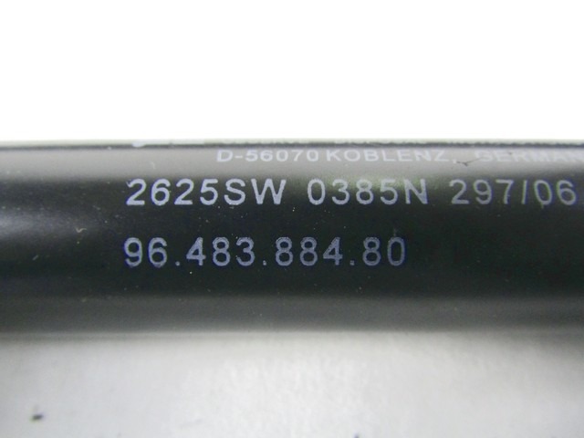 GASDRUCKFEDER HECKKLAPPE OEM N. 9648388480 GEBRAUCHTTEIL CITROEN C2 (2004 - 2009) BENZINA HUBRAUM 11 JAHR. 2007
