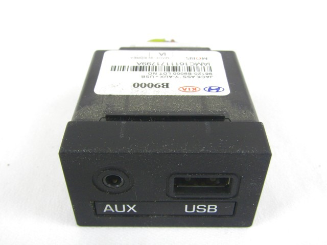USB / AUX-ANSCHLUSS OEM N. 96120-B9000 GEBRAUCHTTEIL HYUNDAI I10 (DAL 2013)BENZINA HUBRAUM 10 JAHR. 2017