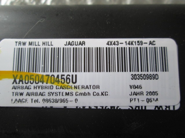 KOPFAIRBAG RECHTS OEM N. X4314K159AC GEBRAUCHTTEIL JAGUAR X-TYPE BER/SW (2005 - 2009)DIESEL HUBRAUM 20 JAHR. 2006