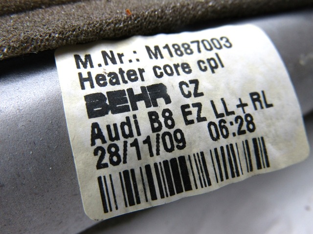 HEIZKORPER OEM N. 8K0898037A GEBRAUCHTTEIL AUDI A4 B8 8K2 BER/SW/CABRIO (2007 - 11/2015) DIESEL HUBRAUM 20 JAHR. 2010