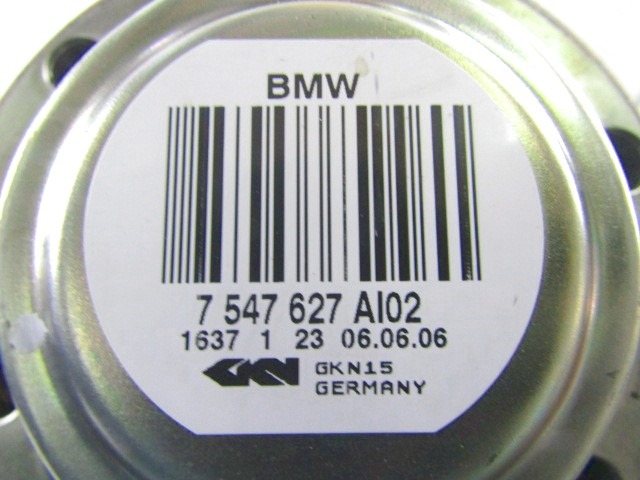 AUSTAUSCH ABTRIEBSWELLE LINKS VORNE OEM N. 7547627 GEBRAUCHTTEIL BMW SERIE 1 BER/COUPE/CABRIO E81/E82/E87/E88 (2003 - 2007) BENZINA HUBRAUM 16 JAHR. 2006