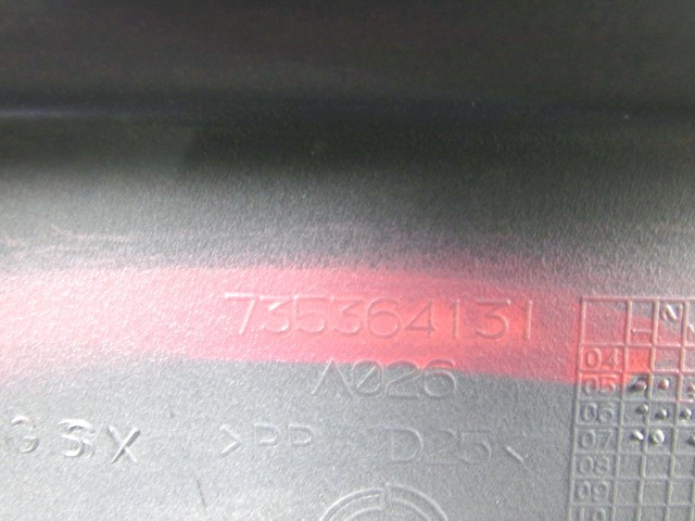 HANDSCHUHKASTEN OEM N. 735364131 GEBRAUCHTTEIL FIAT CROMA (11-2007 - 2010) DIESEL HUBRAUM 19 JAHR. 2007