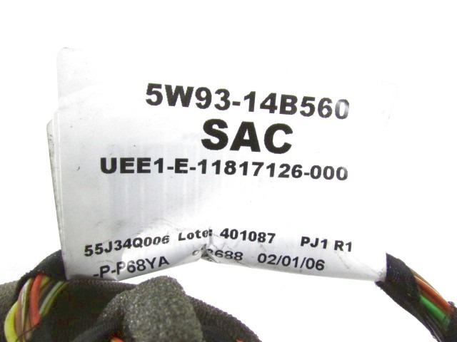 SCHALTER WARNBLINKANLAGE / ZV OEM N. 5W93118650AA GEBRAUCHTTEIL JAGUAR XJ (2003 - 2007)BENZINA HUBRAUM 42 JAHR. 2007