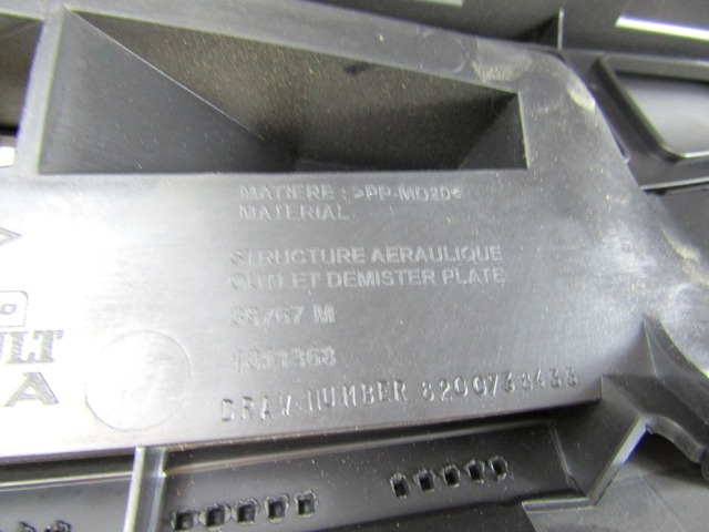 ARMATURENBRETT OEM N. 8200738433 GEBRAUCHTTEIL DACIA SANDERO MK1 (2008 - 2012) BENZINA/GPL HUBRAUM 14 JAHR. 2010