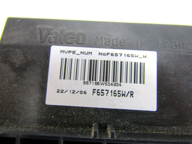 REGLER GEBLASE OEM N. F657165W GEBRAUCHTTEIL RENAULT CLIO (2005 - 05/2009) DIESEL HUBRAUM 15 JAHR. 2007