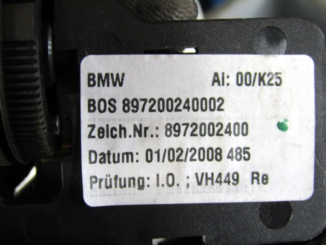 SCHIEBEDACHMOTOR OEM N. 8972002400 GEBRAUCHTTEIL BMW SERIE 3 BER/SW/COUPE/CABRIO E90/E91/E92/E93 (2005 - 08/2008) DIESEL HUBRAUM 20 JAHR. 2008