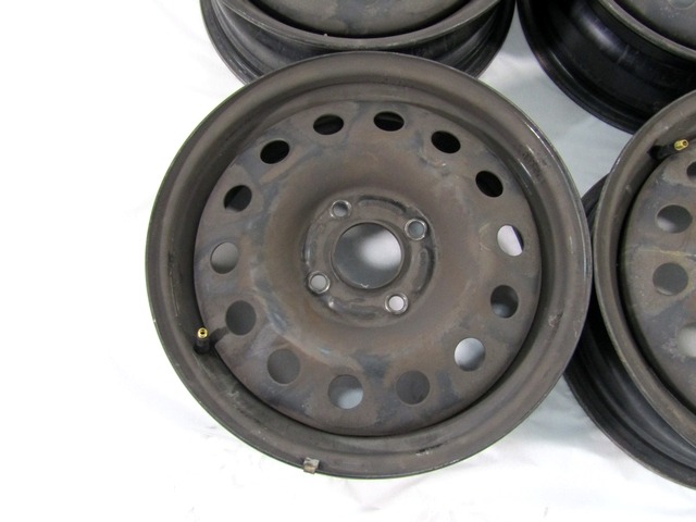 FELGENSATZ 15'' OEM N. 16626 SET 4 CERCHI IN FERRO GEBRAUCHTTEIL FORD FUSION (03/2006 - 2012) DIESEL HUBRAUM 14 JAHR. 2007