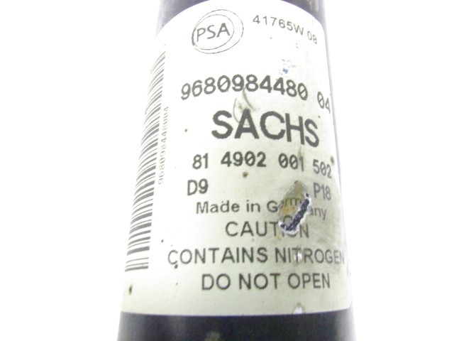 SATZ VON 4 STO?DAMPFERN VORNE UND HINTEN OEM N. 24537 KIT 4 AMMORTIZZATORI ANTERIORI E POSTERIORI GEBRAUCHTTEIL PEUGEOT PARTNER/RANCH (2008 - 2010) DIESEL HUBRAUM 16 JAHR. 2009