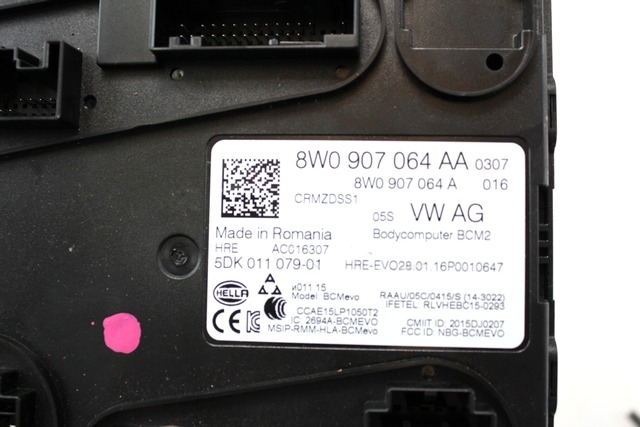 KIT ACCENSIONE AVVIAMENTO OEM N. 117091 KIT ACCENSIONE AVVIAMENTO GEBRAUCHTTEIL AUDI A4 B9 BER/SW (DAL 2015)DIESEL HUBRAUM 20 JAHR. 2016