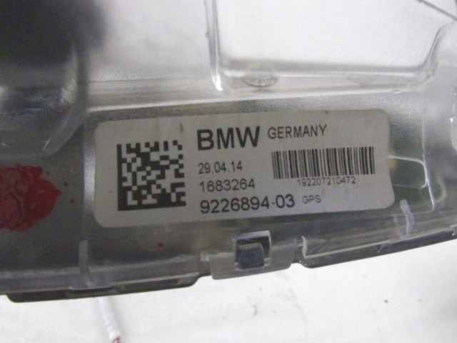 NAVIGATOR-EMPFANGERANTENNE OEM N. 9226894 GEBRAUCHTTEIL BMW SERIE 1 BER/COUPE F20/F21 (2011 - 2015) DIESEL HUBRAUM 20 JAHR. 2014