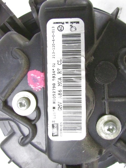 GEBLASE OEM N. 6441Q5 GEBRAUCHTTEIL CITROEN C3 / PLURIEL (09/2005 - 11/2010) BENZINA HUBRAUM 11 JAHR. 2007