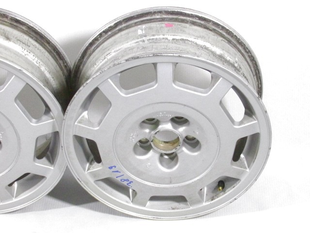 LEICHTMETALLRADSATZ 15'  OEM N. 1874 SET 4 CERCHI IN LEGA GEBRAUCHTTEIL VOLKSWAGEN GOLF MK3 (08/1992 - 07/1998) BENZINA HUBRAUM 20 JAHR. 1994