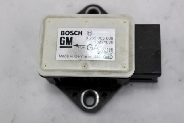 SENSOR ESP OEM N. 13221030 GEBRAUCHTTEIL OPEL CORSA D (2006 - 2011) DIESEL HUBRAUM 13 JAHR. 2007