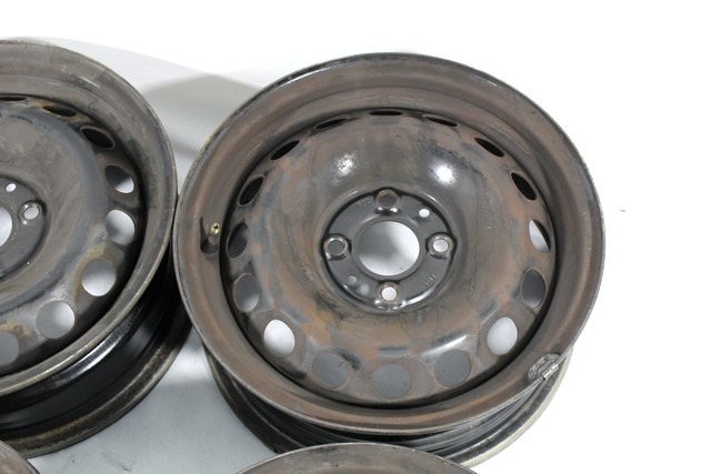 FELGENSATZ 14'' OEM N. 16673 SET 4 CERCHI IN FERRO GEBRAUCHTTEIL FIAT PUNTO 188 188AX MK2 (1999 - 2003) DIESEL HUBRAUM 19 JAHR. 2002