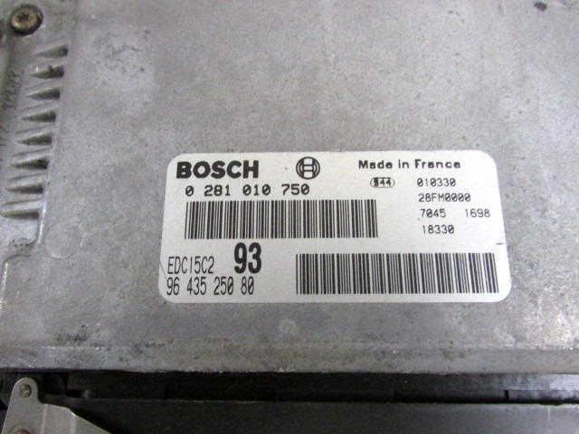 GRUNDSTEUERGERAT DDE OEM N. 9643525080 GEBRAUCHTTEIL CITROEN XSARA PICASSO (1999 - 2010) DIESEL HUBRAUM 20 JAHR. 2001