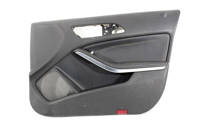 FRONTTURVERKLEIDUNG LEDER OEM N. 55337 PANNELLO INTERNO PORTA ANTERIORE PELLE GEBRAUCHTTEIL MERCEDES CLASSE A W176 (2012 - 2018)DIESEL HUBRAUM 18 JAHR. 2013