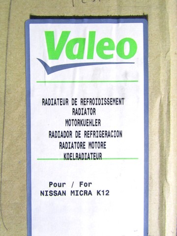 WASSERKUHLER KUHLER OEM N. 21410AY600 GEBRAUCHTTEIL NISSAN MICRA K12 K12E (01/2003 - 09/2010) DIESEL HUBRAUM 15 JAHR. 2003