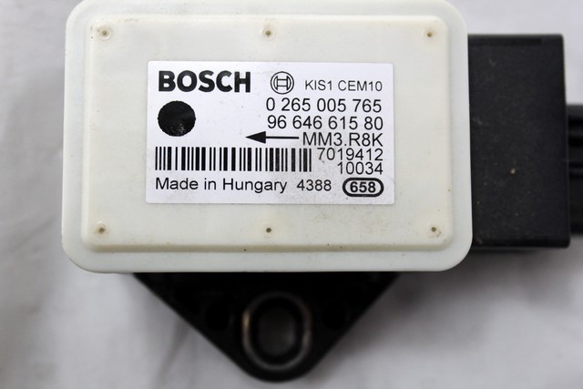 SENSOR ESP OEM N. 9664661580 GEBRAUCHTTEIL PEUGEOT 308 MK1 T7 4A 4C BER/SW/CC (2007 - 2013) DIESEL HUBRAUM 16 JAHR. 2010