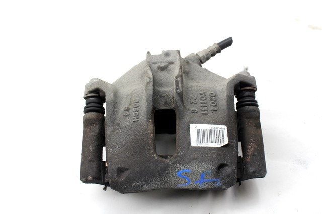 BREMSZANGE VORNE LINKS OEM N. 9683839980 GEBRAUCHTTEIL CITROEN DS3 (2009 - 2014) DIESEL HUBRAUM 14 JAHR. 2011