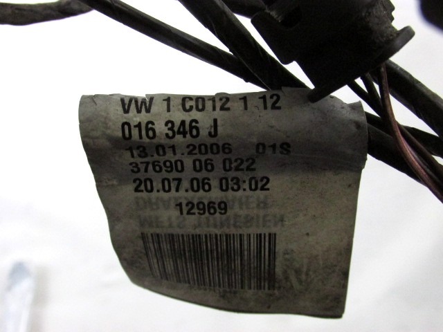 KABELBAUM MOTOR OEM N. 3C9971104B GEBRAUCHTTEIL VOLKSWAGEN PASSAT B6 3C BER/SW (2005 - 09/2010)  DIESEL HUBRAUM 20 JAHR. 2006