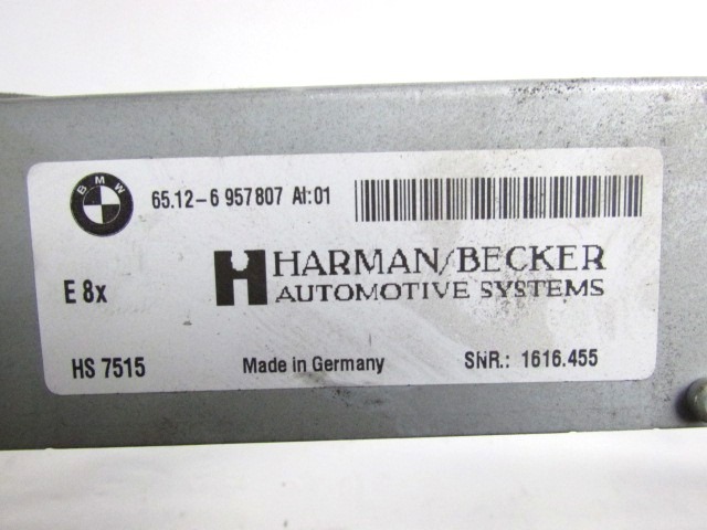 AUDIOVERSTARKER OEM N. 65126957807 GEBRAUCHTTEIL BMW X3 E83 (2004 - 08/2006 ) DIESEL HUBRAUM 20 JAHR. 2005