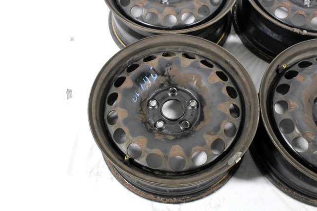 FELGENSATZ 16'' OEM N. 31107 SET 4 CERCHI IN FERRO GEBRAUCHTTEIL VOLKSWAGEN PASSAT B6 3C BER/SW (2005 - 09/2010)  DIESEL HUBRAUM 20 JAHR. 2009