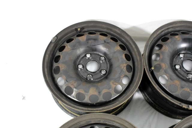 FELGENSATZ 16'' OEM N. 31107 SET 4 CERCHI IN FERRO GEBRAUCHTTEIL VOLKSWAGEN PASSAT B6 3C BER/SW (2005 - 09/2010)  DIESEL HUBRAUM 20 JAHR. 2009