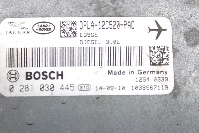 KIT ACCENSIONE AVVIAMENTO OEM N. 31360 KIT ACCENSIONE AVVIAMENTO GEBRAUCHTTEIL JAGUAR XF (2008 - 2011)DIESEL HUBRAUM 30 JAHR. 2010