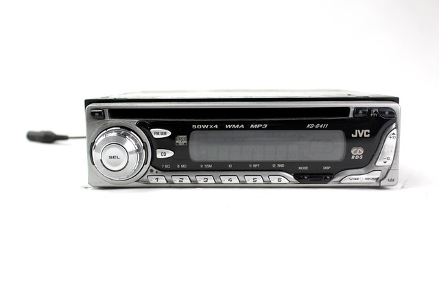 RADIO CD?/ VERSTARKER / HALTER HIFI SYSTEM OEM N. KD-G411 GEBRAUCHTTEIL FIAT PANDA 169 (2003 - 08/2009) BENZINA/GPL HUBRAUM 12 JAHR. 2005