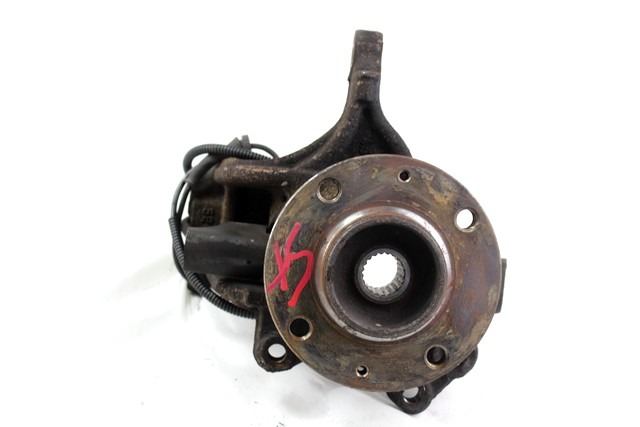 SCHWENKLAGER LINKS / RADNABE MIT LAGER VORNE OEM N. 1607557480 GEBRAUCHTTEIL CITROEN C3 / PLURIEL (09/2005 - 11/2010) DIESEL HUBRAUM 14 JAHR. 2006