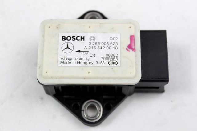 SENSOR ESP OEM N. A2165420018 GEBRAUCHTTEIL MERCEDES CLASSE A W169 5P C169 3P (2004 - 04/2008) BENZINA HUBRAUM 15 JAHR. 2007