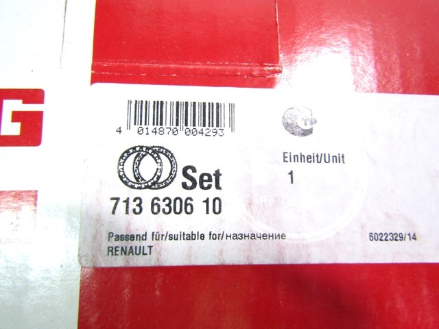 RADLAGER OEM N. 7700845196 GEBRAUCHTTEIL RENAULT LAGUNA BER/SW (1993 - 2000) BENZINA HUBRAUM 20 JAHR. 1995