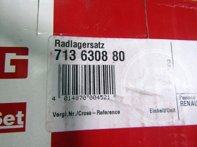 RADLAGER OEM N. 7701206353 GEBRAUCHTTEIL RENAULT LAGUNA BER/SW (1993 - 2000) BENZINA HUBRAUM 20 JAHR. 1995