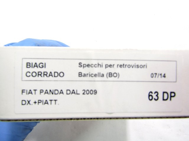 SPIEGELGLAS OEM N. 71754720 GEBRAUCHTTEIL FIAT PANDA 169 (2009 - 2011) BENZINA/GPL HUBRAUM 12 JAHR. 2010