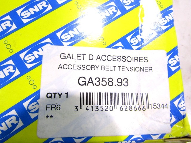 "AGREGATENTRAGER TENSIONER PULLEY / RIEMENSPANNER MECHANISCH	 OEM N. 60602136 GEBRAUCHTTEIL ALFA ROMEO 145 930 (1994 - 2001)BENZINA HUBRAUM 20 JAHR. 1995"