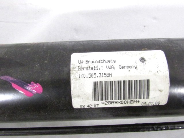 HINTERACHSE BRUCKE OEM N. 1K0505315BH GEBRAUCHTTEIL SEAT LEON 1P1 (2005 - 2012) DIESEL HUBRAUM 19 JAHR. 2008