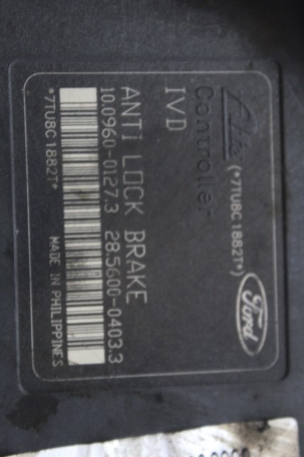 8M51-2C405-AA CENTRALINA POMPA AGGREGATO ABS FORD C-MAX 1.6 D 66KW 5M 5P (2008) RICAMBIO USATO 10.0206-0322.4 10.0960-0127.3 28.5600-0403.3