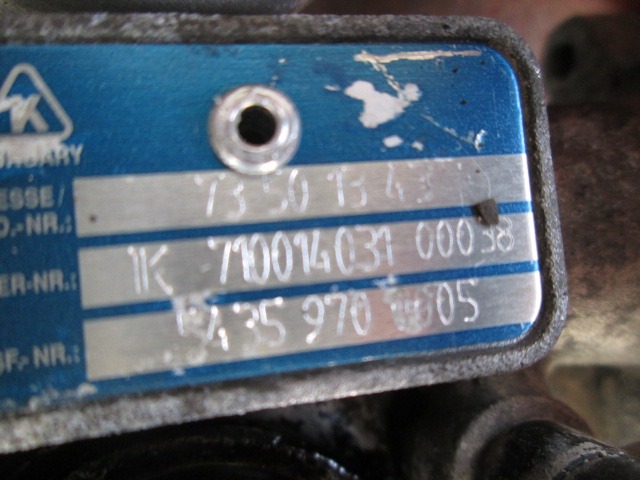 FIAT PUNTO VAN 51kW 1.3 JTD (2003/2010) Ersatzturbine mit Katalysator 54351014808 73501343 710014031 00038 4359705 10-6K-J595