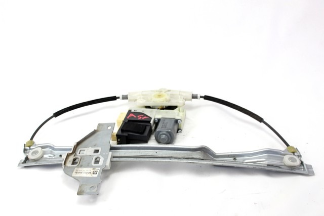 9657133680 MOTORINO MECCANISMO ALZA-VETRO ALZA-CRISTALLO PORTA ANTERIORE SINISTRA CITROEN C4 1.6 D 66KW 5M 5P (2010) RICAMBIO USATO 9221AW