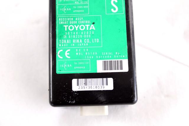 89740-42020 CENTRALINA RICEVITORE TELECOMANDO KEYLESS TOYOTA RAV 4 2.2 D 4X4 100KW 6M 5P (2006) RICAMBIO USATO