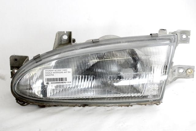 9210122010 FARO FANALE ANTERIORE SINISTRO HYUNDAI ACCENT 1.3 B 63 KW 4P RICAMBIO NUOVO