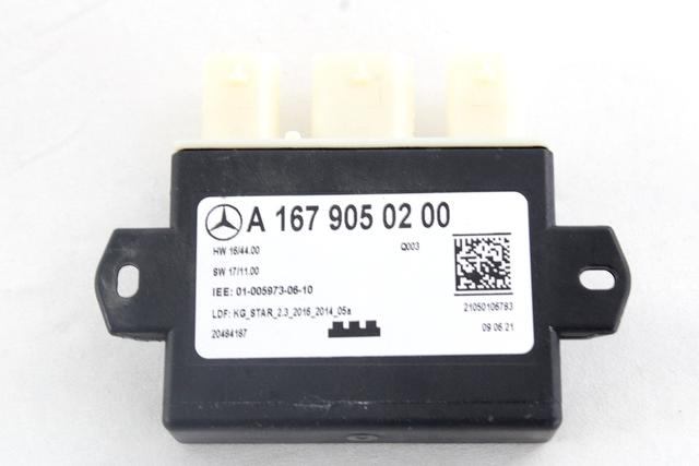 A1679050200 CENTRALINA MODULO DI CONTROLLO APERTURA PORTELLONE COFANO POSTERIORE BAULE MERCEDES CLASSE CLS C257 300 CDI 2.0 180KW AUT D 5P (2019) RICAMBIO USATO