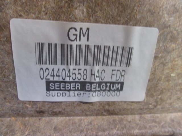 FRONTTURVERKLEIDUNG OEM N. PANNELLO INTERNO PORTA ANTERIORE GEBRAUCHTTEIL OPEL ASTRA G 5P/3P/SW (1998 - 2003) DIESEL HUBRAUM 20 JAHR. 2000