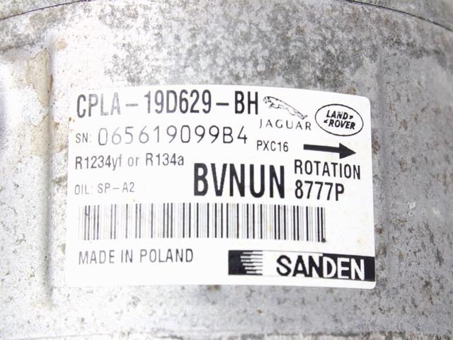 CPLA-19D629-BH COMPRESSORE CLIMATIZZATORE CLIMA A/C LAND ROVER DISCOVERY SPORT L550 2.0 D 110KW 5P AUT (2021) RICAMBIO USATO