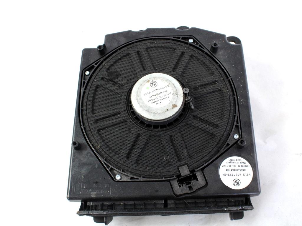 65136919353 CASSA ALTOPARLANTE SUBWOOFER LATO SINISTRO BMW SERIE 5 530D E60 3.0 D 173KW AUT 4P (2008) RICAMBIO USATO 65136929100