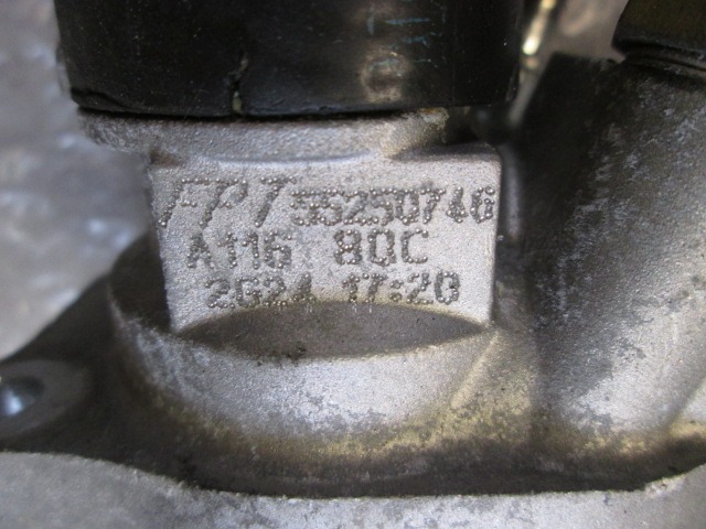 THERMOSTATVENTIL OEM N. 55250746 GEBRAUCHTTEIL FIAT PANDA 319 (DAL 2011) BENZINA/METANO HUBRAUM 9 JAHR. 2012