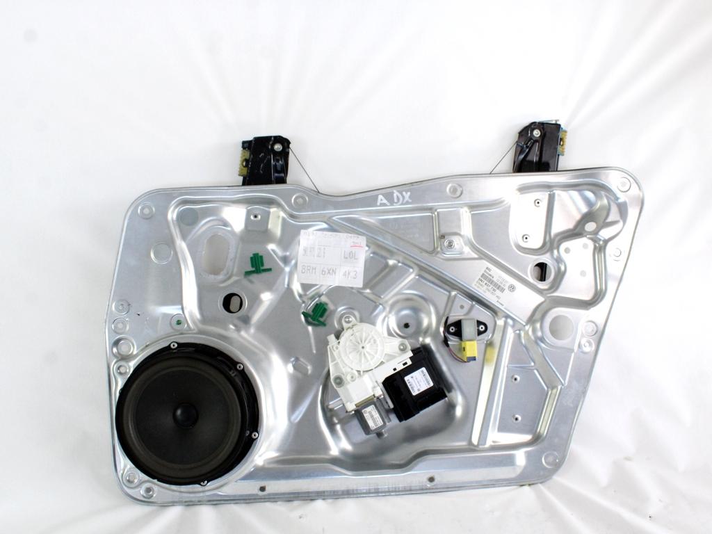 5N0837462 MOTORINO MECCANISMO ALZA-VETRO ALZA-CRISTALLO PORTA ANTERIORE DESTRA VOLKSWAGEN TIGUAN 2.0 D 4X4 103KW 6M 5P (2008) RICAMBIO USATO 5N0959702 1K0959792J