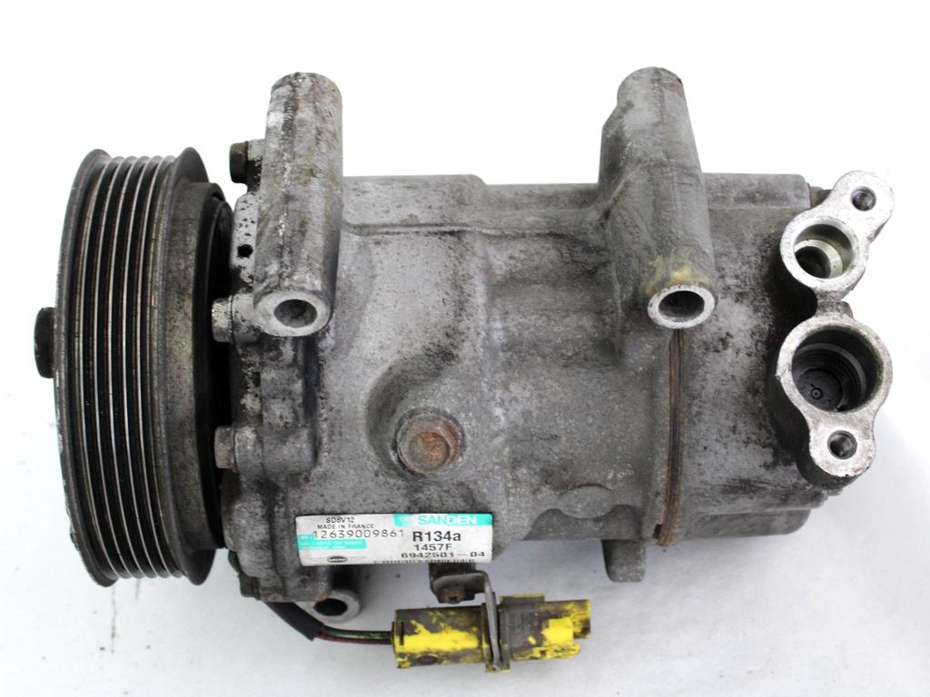 6942501 COMPRESSORE CLIMATIZZATORE CLIMA A/C MINI COOPER D R56 1.6 D 80KW 6M 3P (2008) RICAMBIO USATO