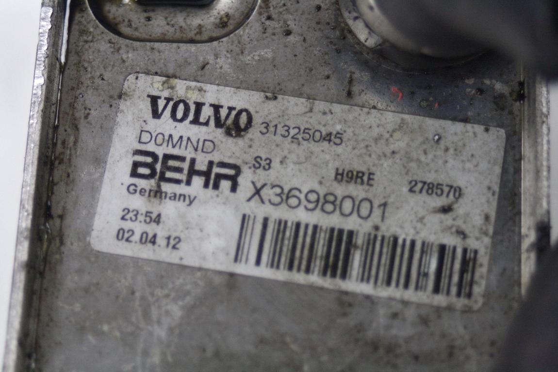 31325045 RADIATORE OLIO VOLVO XC60 2.0 D 120KW 6M 5P (2012) RICAMBIO USATO