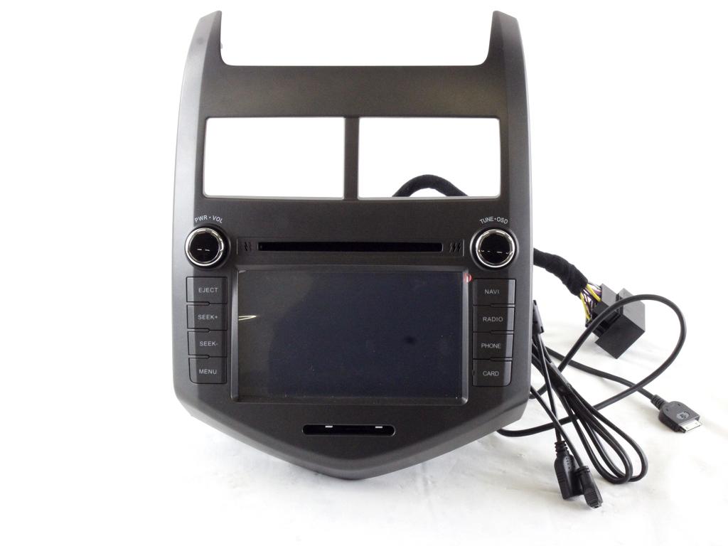 D11120501-1 AUTORADIO CON SISTEMA DI NAVIGAZIONE SATELLITARE AFTERMARKET CHEVROLET AVEO 1.2 63KW 5P B 5M (2013) RICAMBIO NUOVO